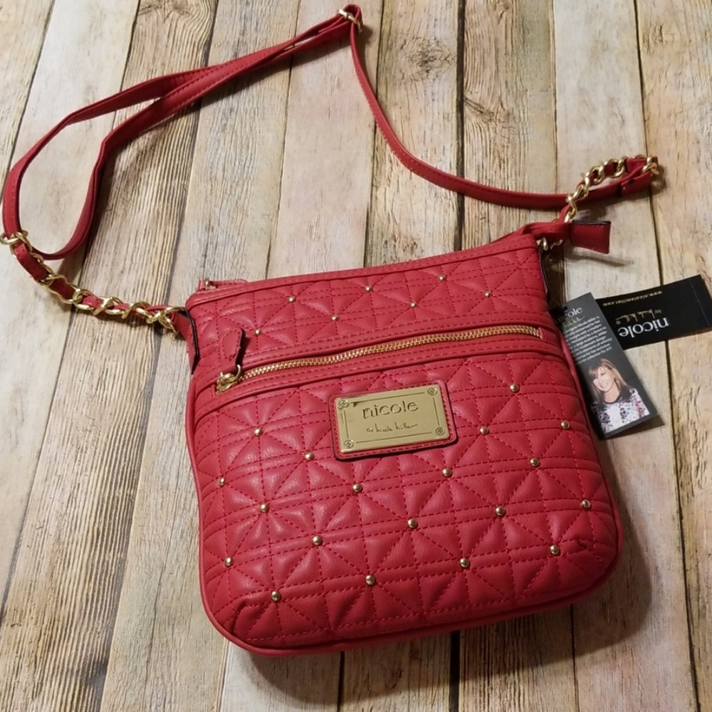 NWT NICOLE  BY NICOLE MILLER CROSSBODY PURSE
